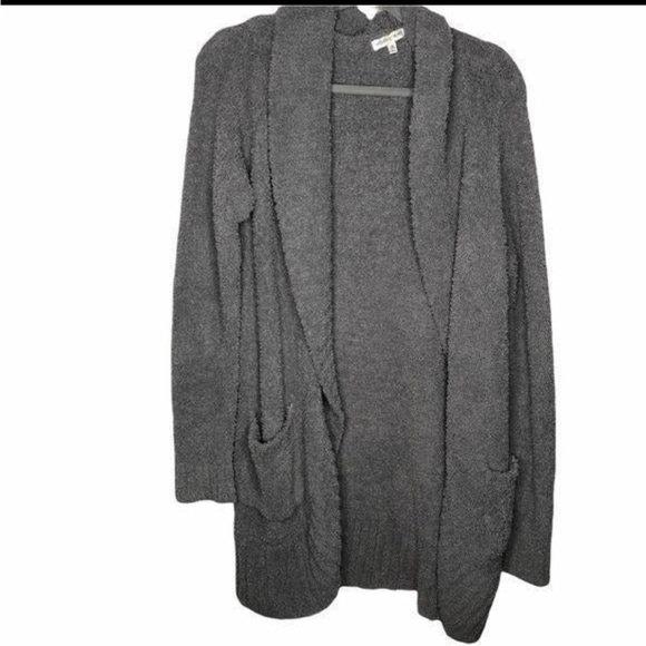 Woven Heart Charcoal Women's Cardigan - Picture 5 of 5